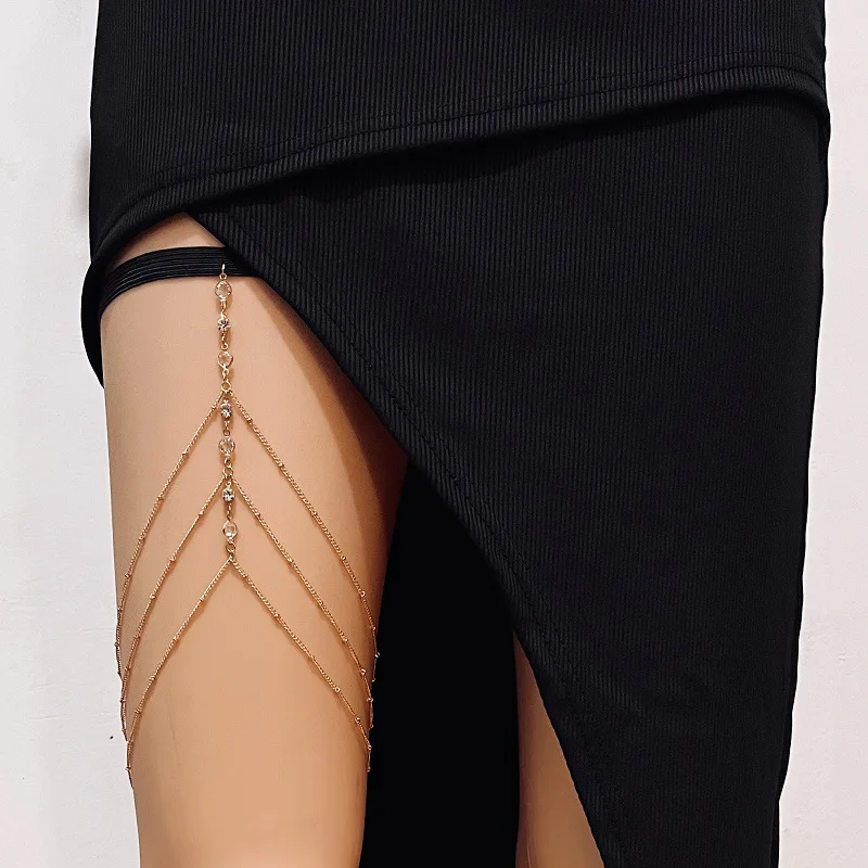 Body Jewelry For Women - Cadena de muslo bohemia de moda