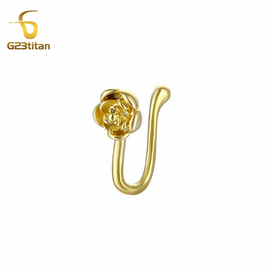 Body Jewelry Ear - 1 ud. Clip de nariz de