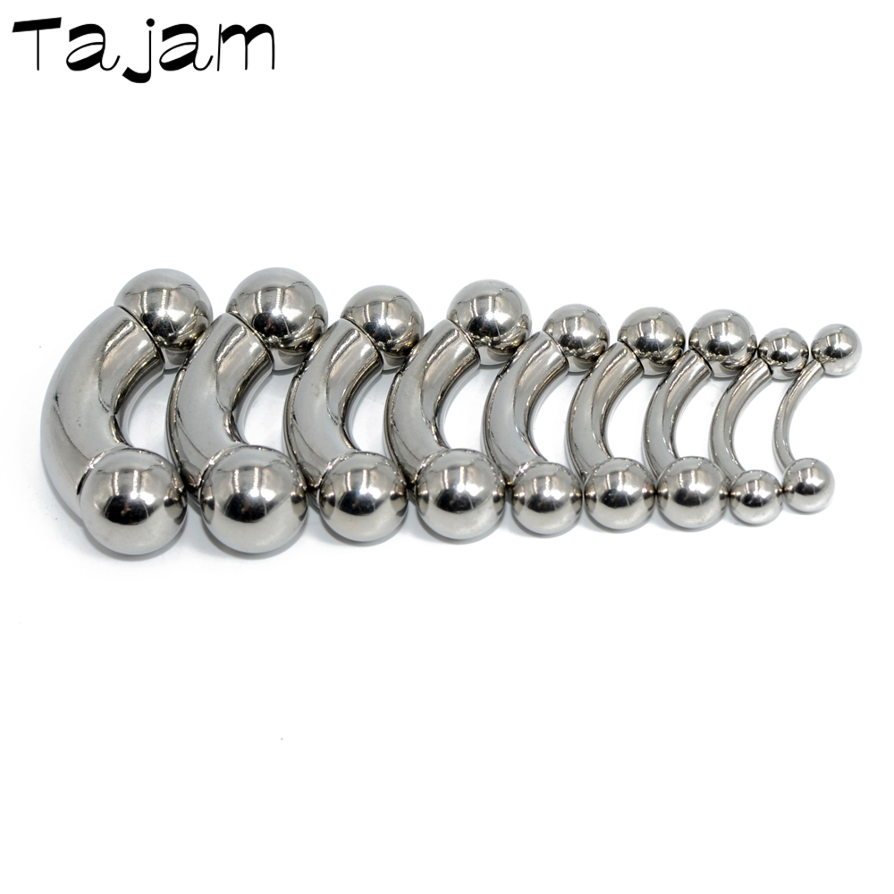 1 unidad de anillos de barra r - Nipple Bar Curved reseña y precio