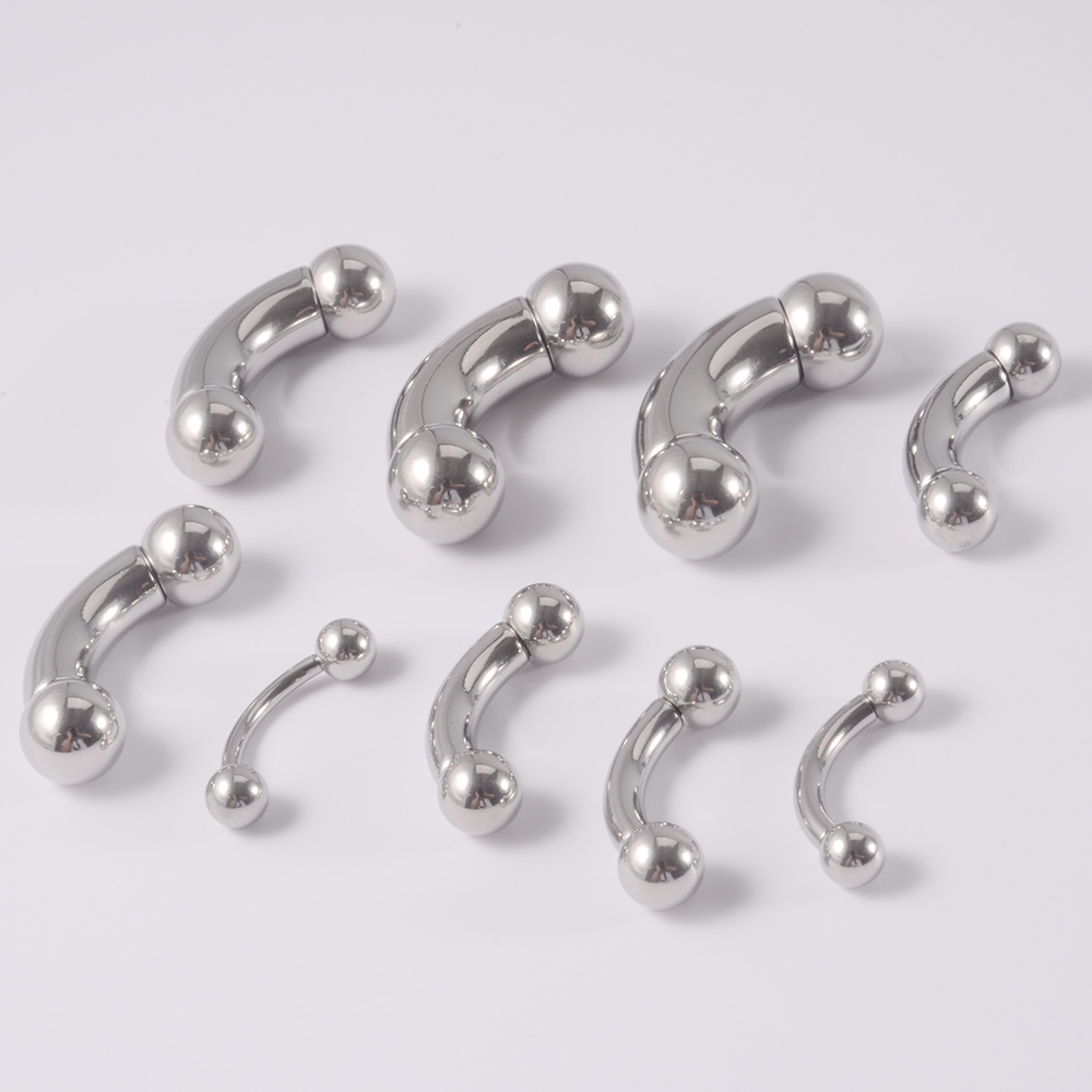 1 unidad de anillos de barra r - Nipple Bar Curved reseña y precio