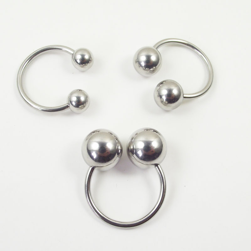 Bola grande de acero inoxidabl - Nipple Bar Curved reseña y precio
