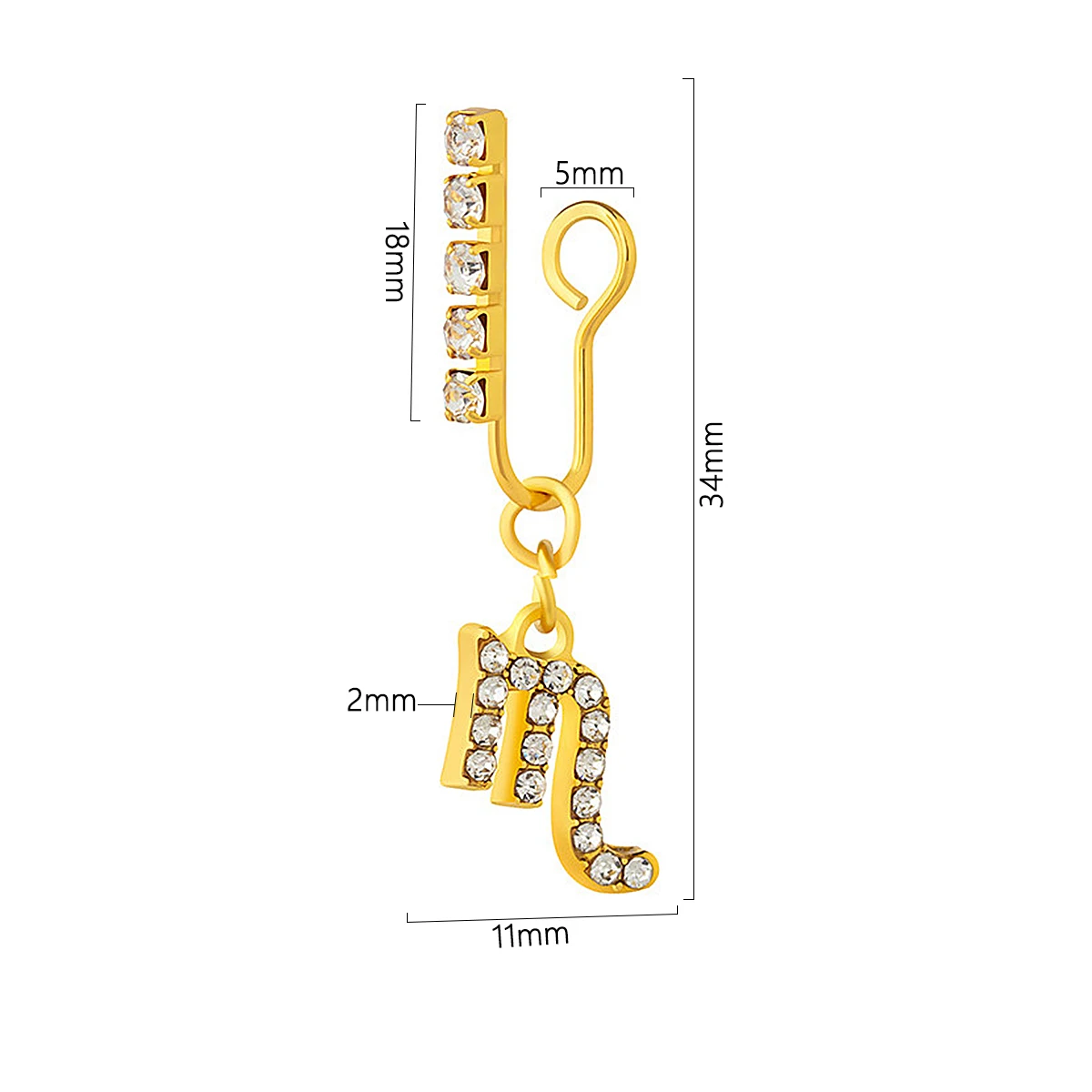 Paquete de Clips de Metal para - Body Jewelry Ear reseña y precio