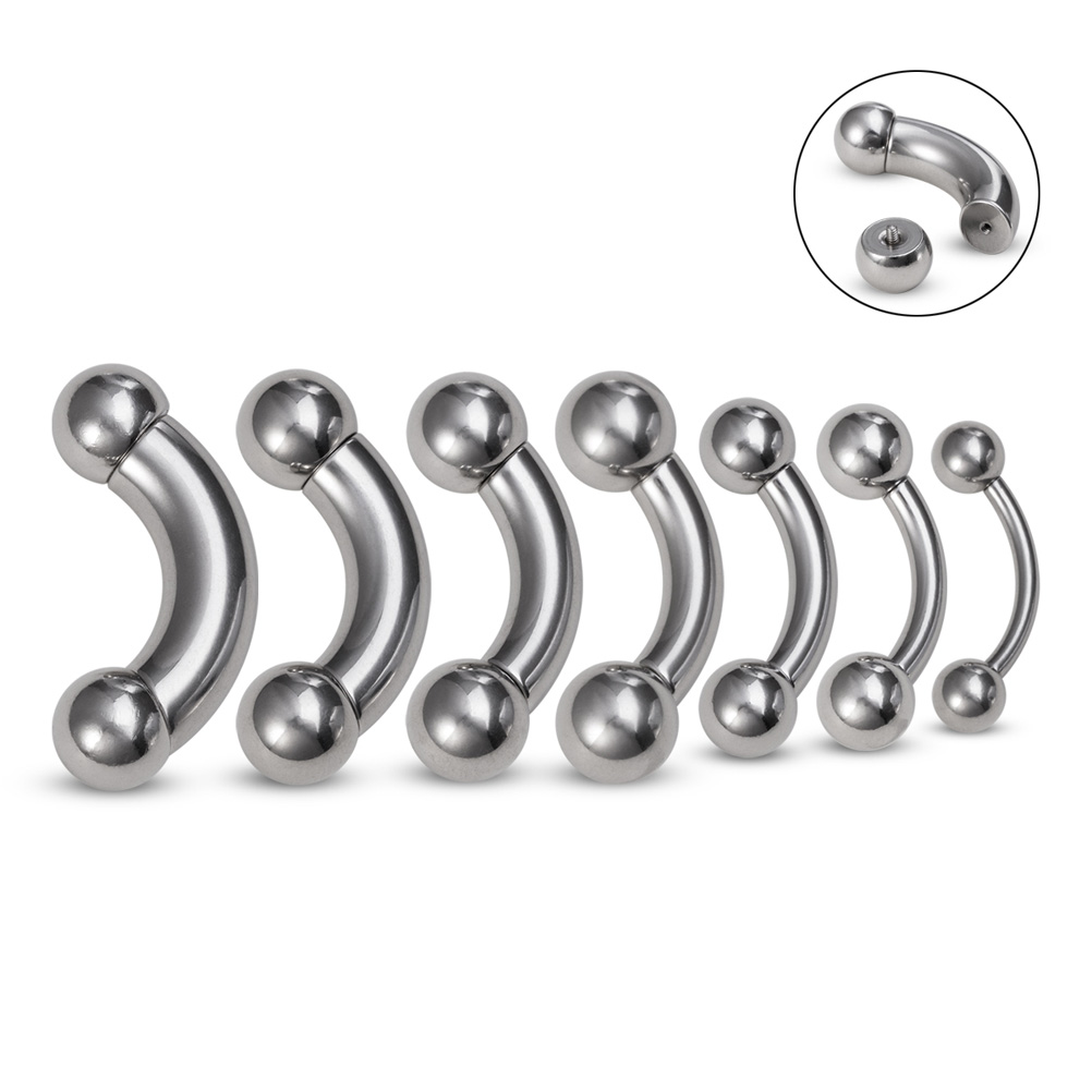 1 pieza de barra curva genital - Nipple Bar Curved reseña y precio