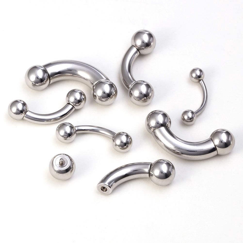 1 pieza de barra curva genital - Nipple Bar Curved reseña y precio
