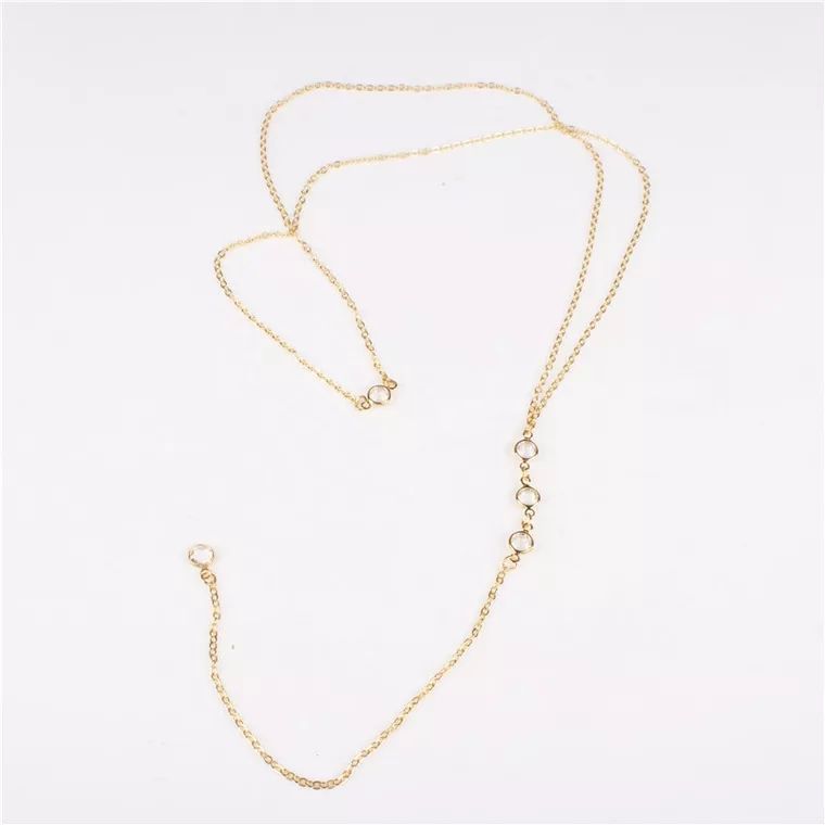 Nuevo collar de cadena trasera - Body Jewelry For Women reseña y precio