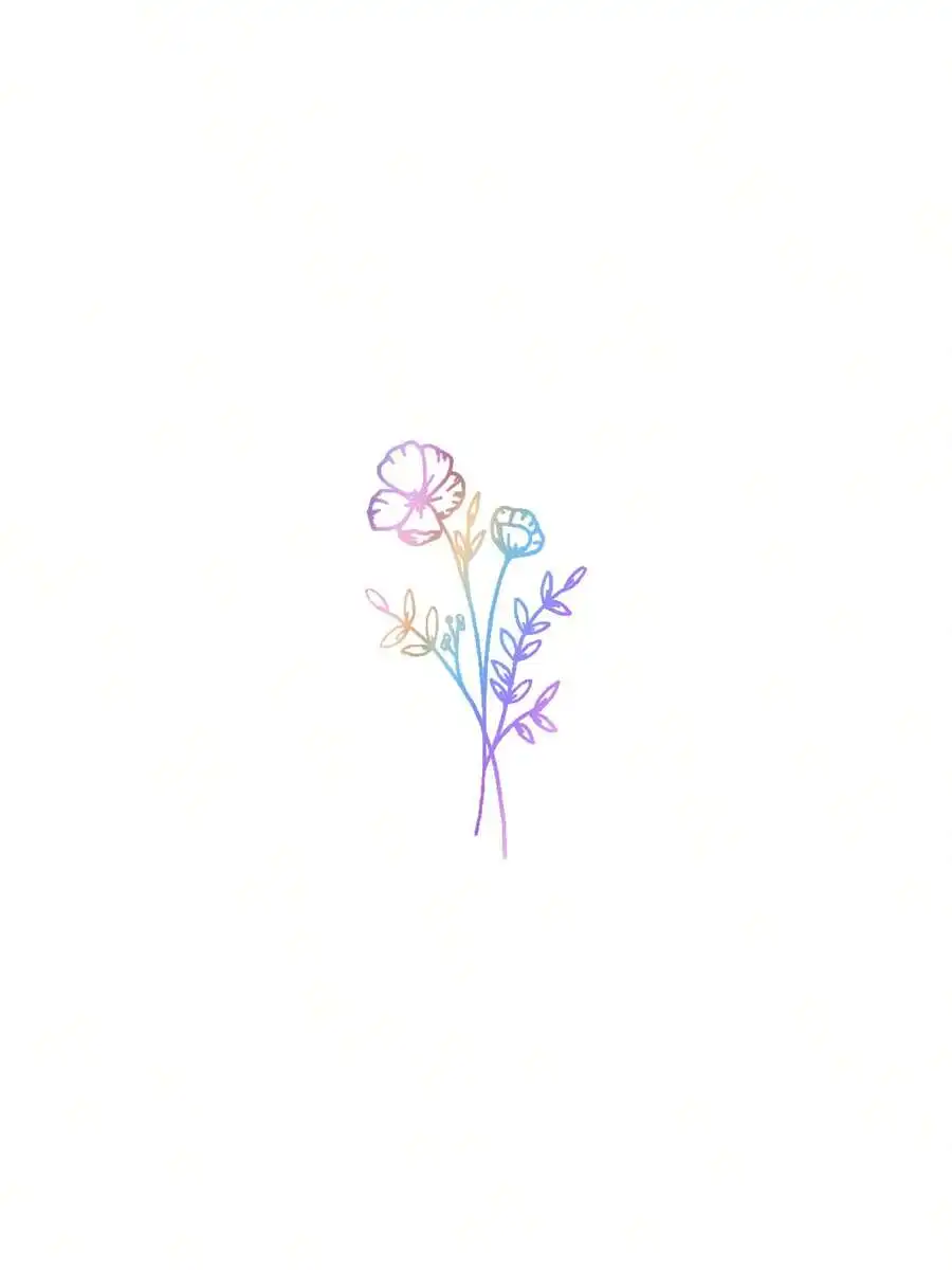 1 pegatina de flores silvestre - Body Jewelry Back reseña y precio