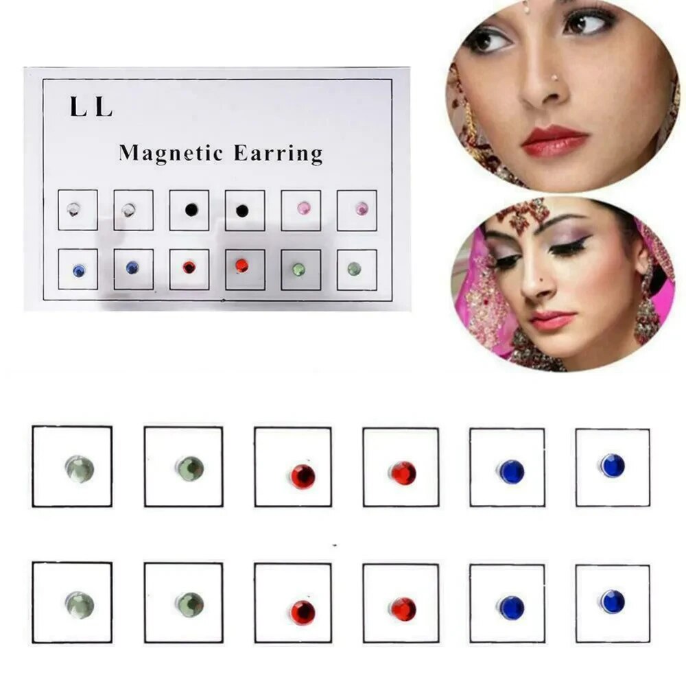 12 uds/tarjeta tramposo falso  - Body Jewelry Ear reseña y precio