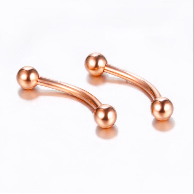 Piercing de cejas curvado, Bol - Nipple Bar Curved reseña y precio