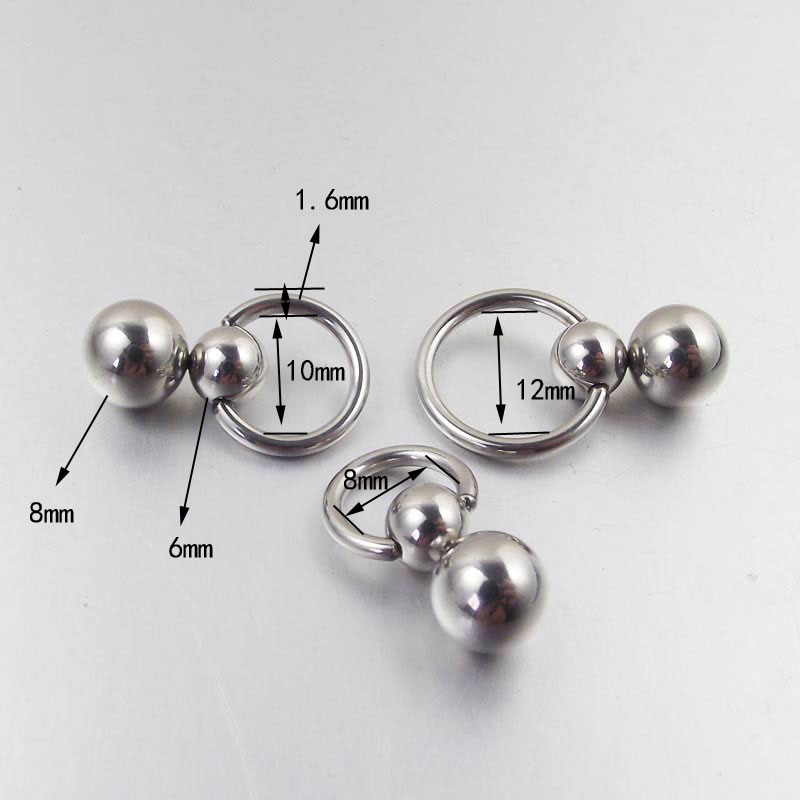 Anillo de acero inoxidable de  - Nipple Bar Curved reseña y precio