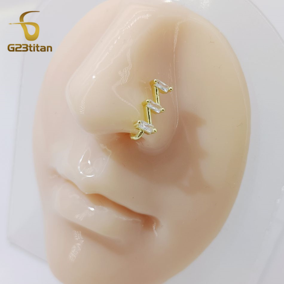 Anillo de perforación de nariz - Body Jewelry Ear reseña y precio