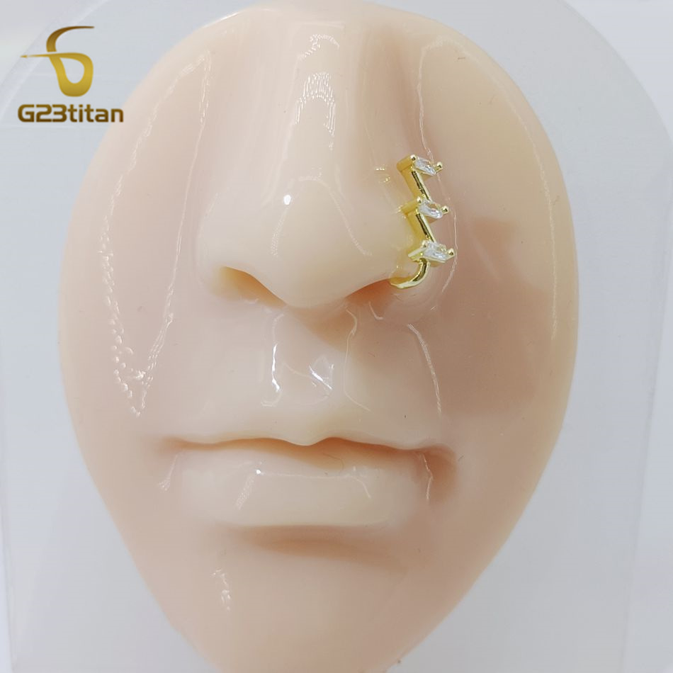 Anillo de perforación de nariz - Body Jewelry Ear reseña y precio