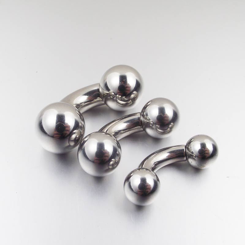 Anillos de mancuerna rectos de - Nipple Bar Curved reseña y precio