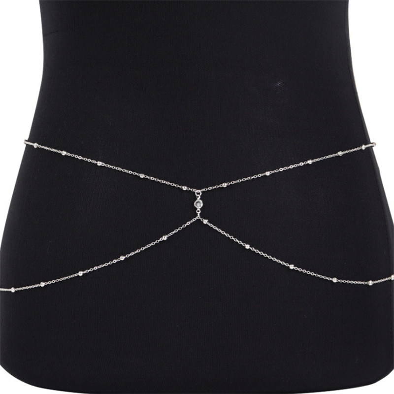 Cadenas de vientre con cuentas - Body Jewelry Gold reseña y precio