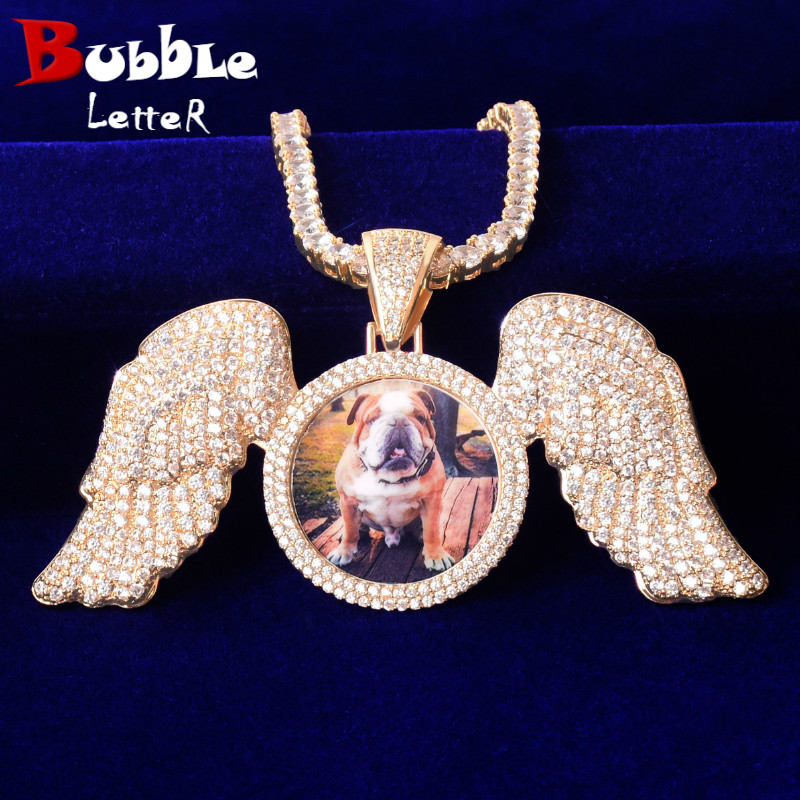 Colgante con foto circular y a - Body Jewelry Back reseña y precio