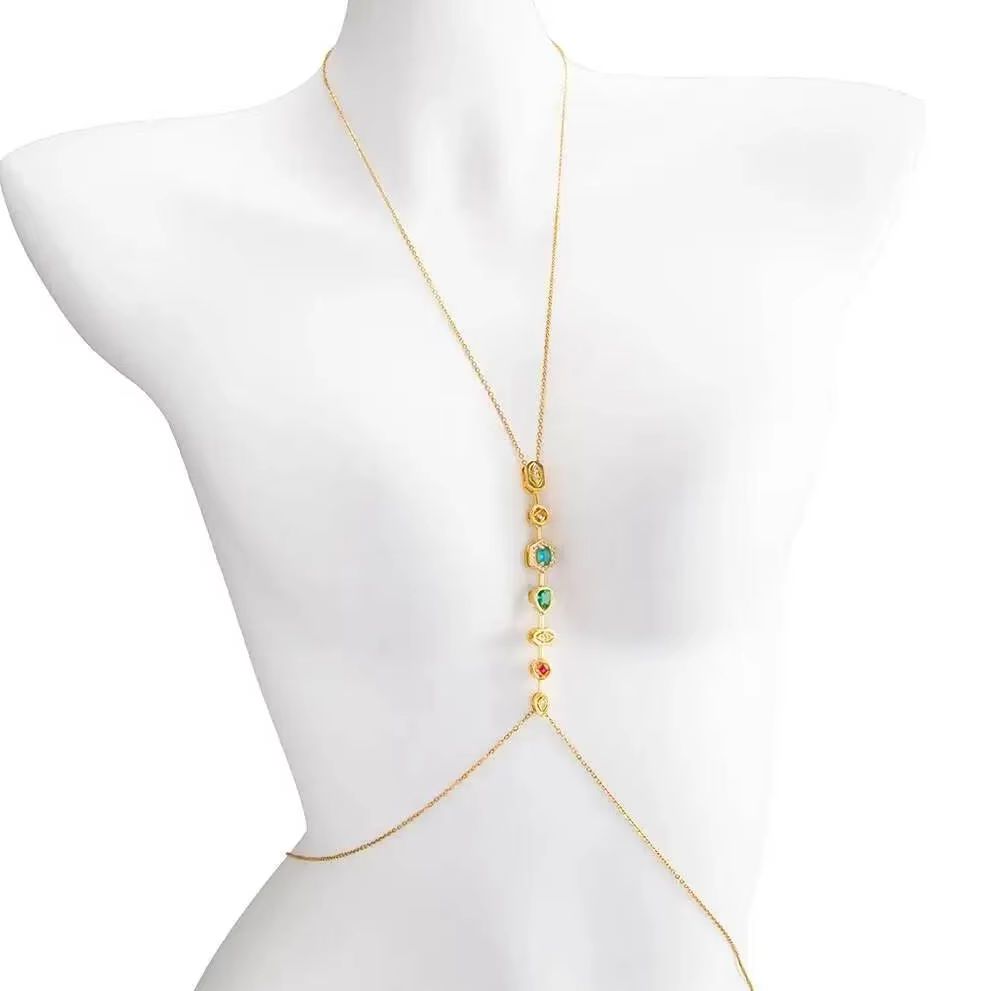 Cadena de Cintura y Pecho de A - Body Jewelry For Women reseña y precio