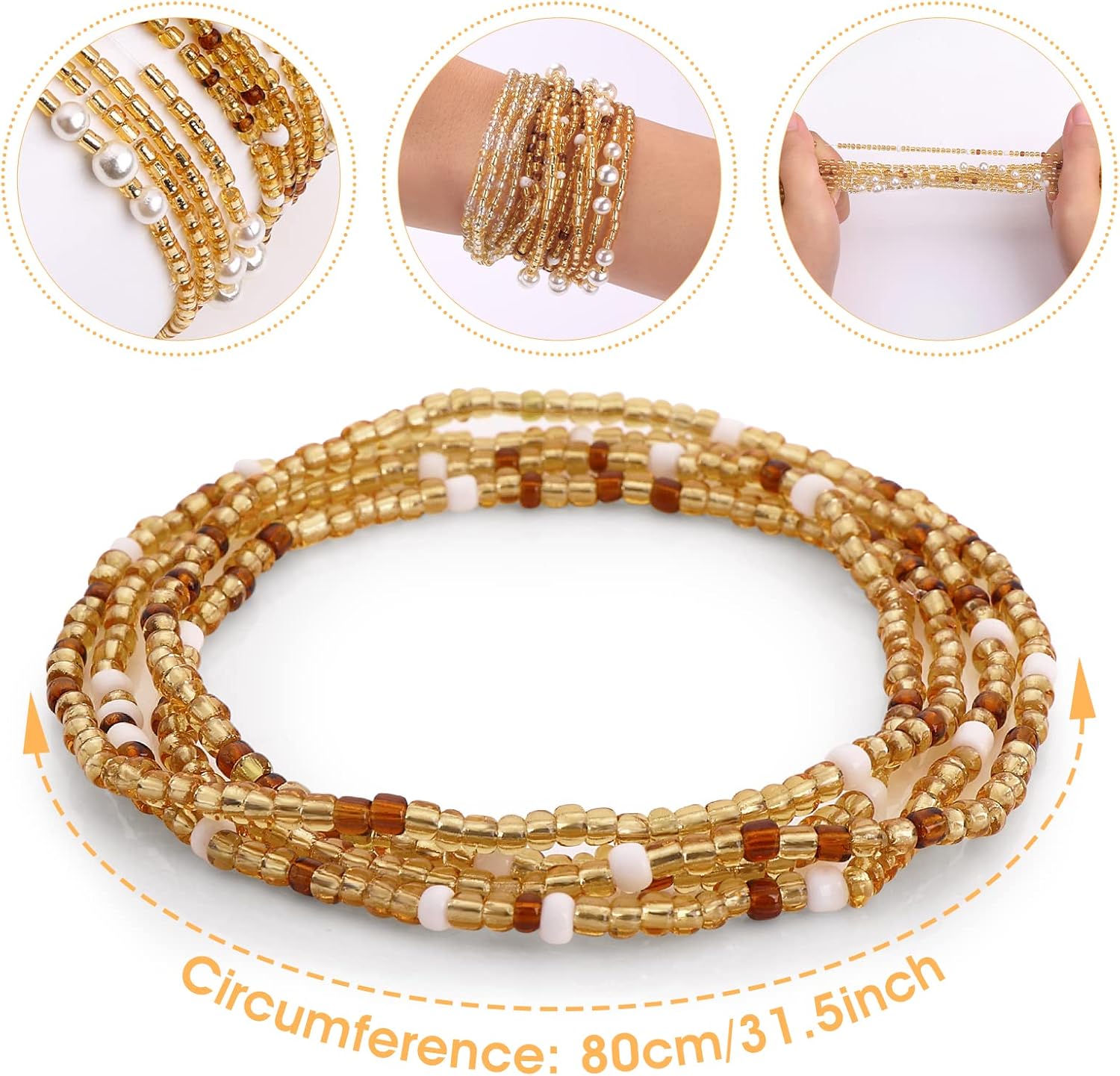 Cadenas de Cintura Elásticas A - Body Jewelry For Women reseña y precio