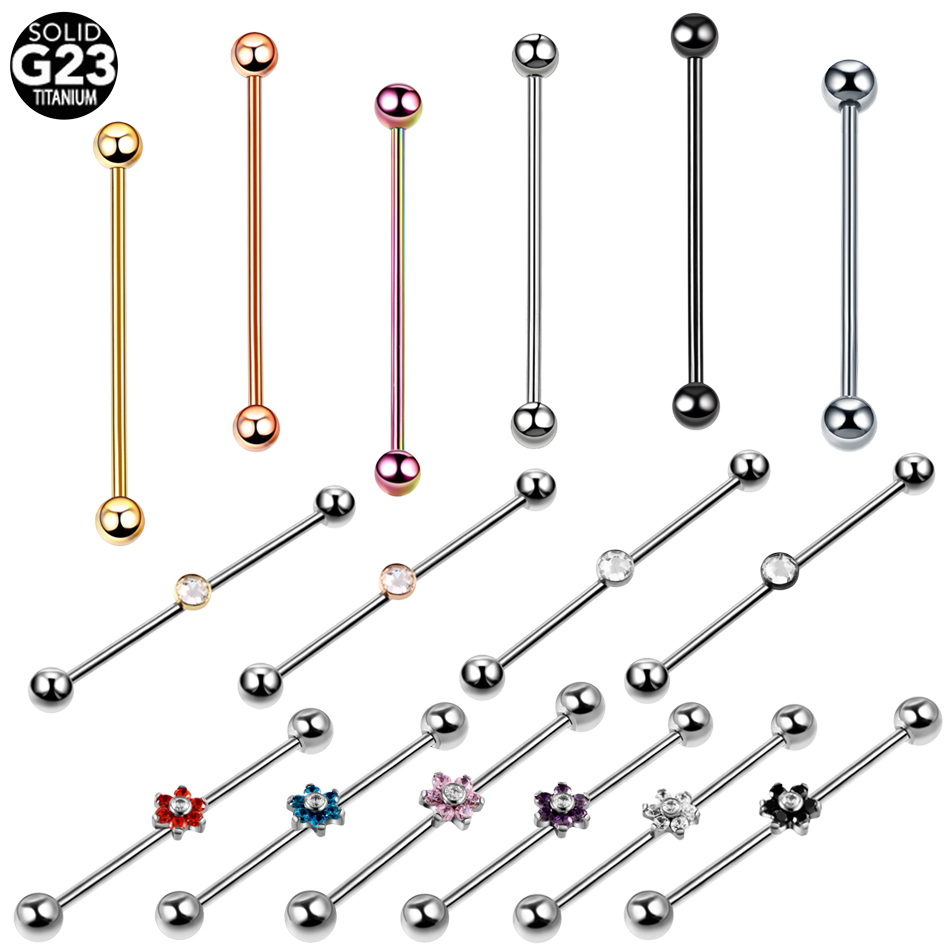 Pendientes de barra Industrial - Industrial Barbell Long reseña y precio
