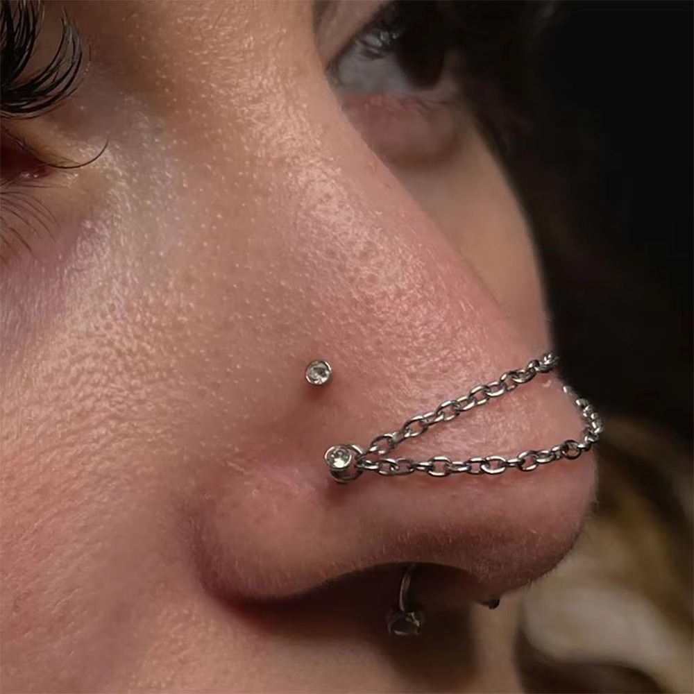 Cadena de titanio de moda para - Body Jewelry Ear reseña y precio