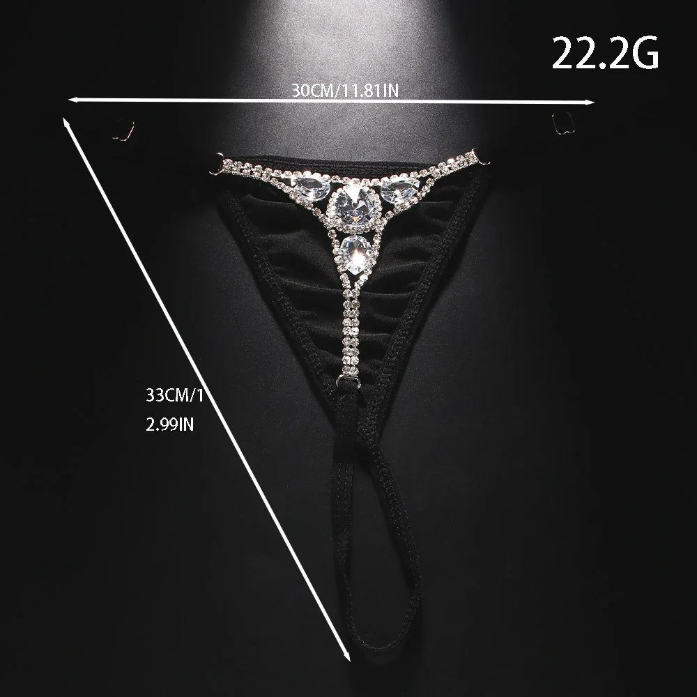 Tanga redonda Sexy con diamant - Body Jewelry For Women reseña y precio