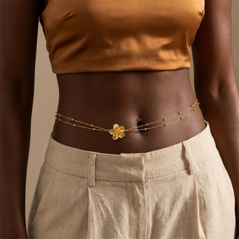 Cadenas de Vientre Dobles Senc - Body Jewelry Gold reseña y precio