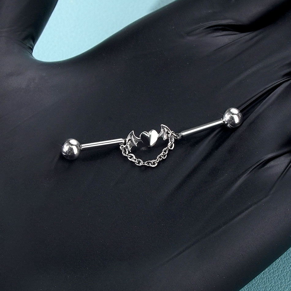 Piercing de hélice Industrial  - Industrial Barbell Long reseña y precio