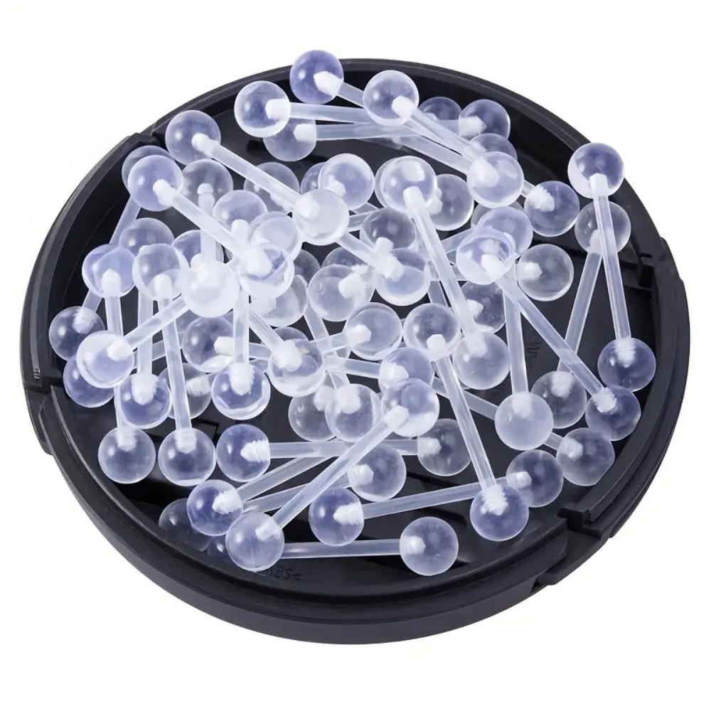 JKC Store-Juego de barra acríl - Body Jewelry Store reseña y precio