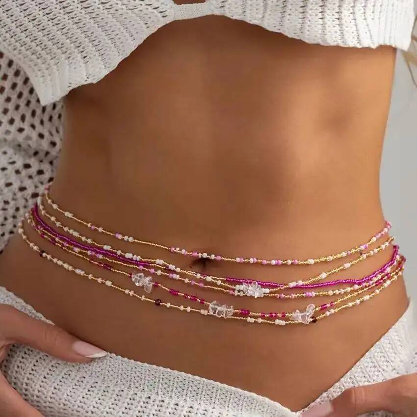 SHIXIN Juego de 6 Cadenas de C - Body Jewelry For Women reseña y precio